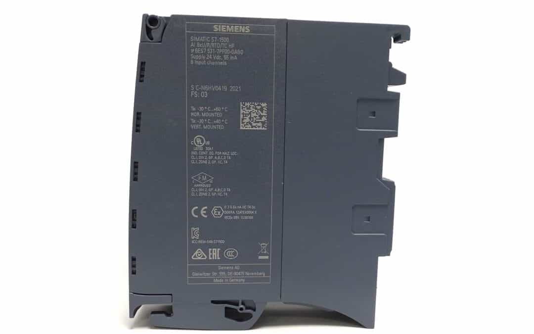 Siemens S7-1500, Analogeingabemodul AI 8xU/R/RTD/TC HF  6ES7531-7PF00-0AB0